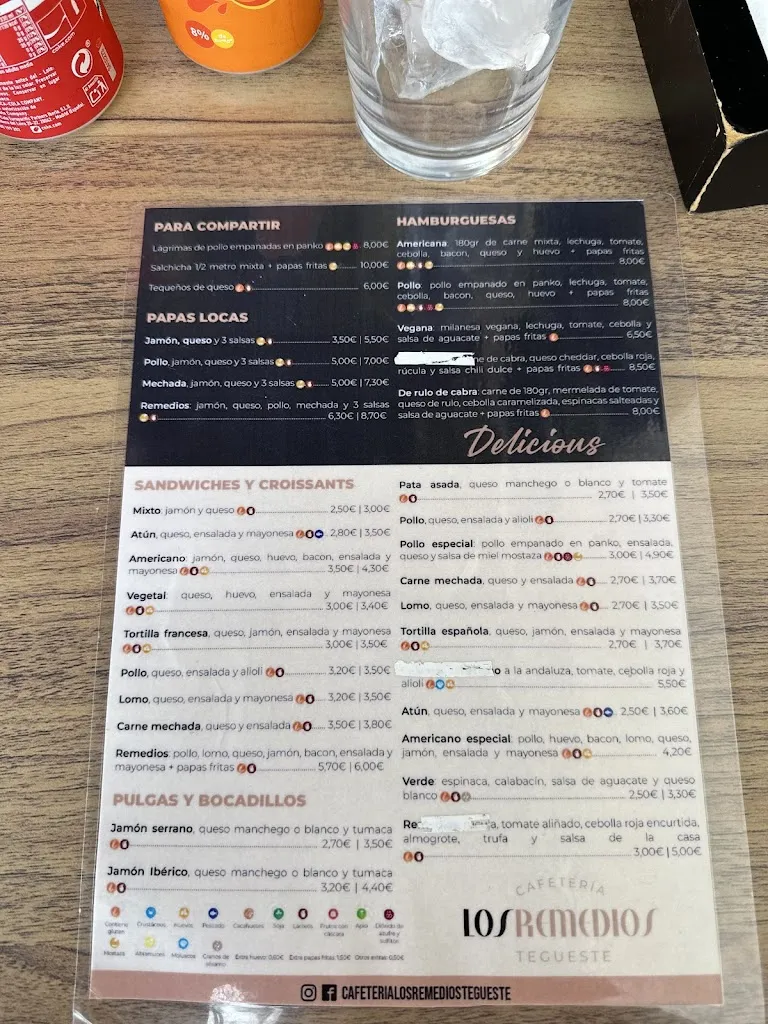 Menu_Cafeteria Los Remedios_Tegueste_image_1