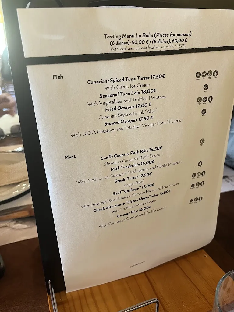 Menu_Restaurante La Bola de Jorge Bosch_Tegueste_immagine_3