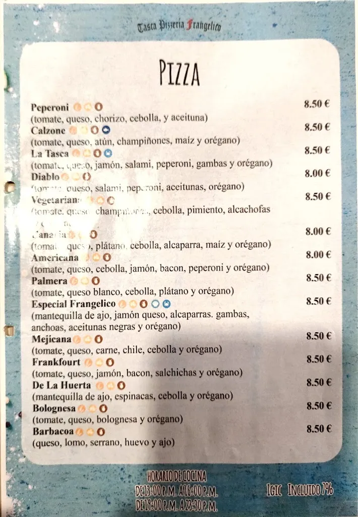 Menu_Tasca Pizzería Frangélico_Tegueste_image_2