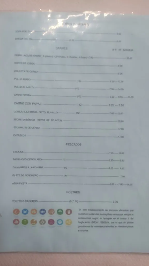 Menu_Restaurante El Parral_Tegueste_image_4