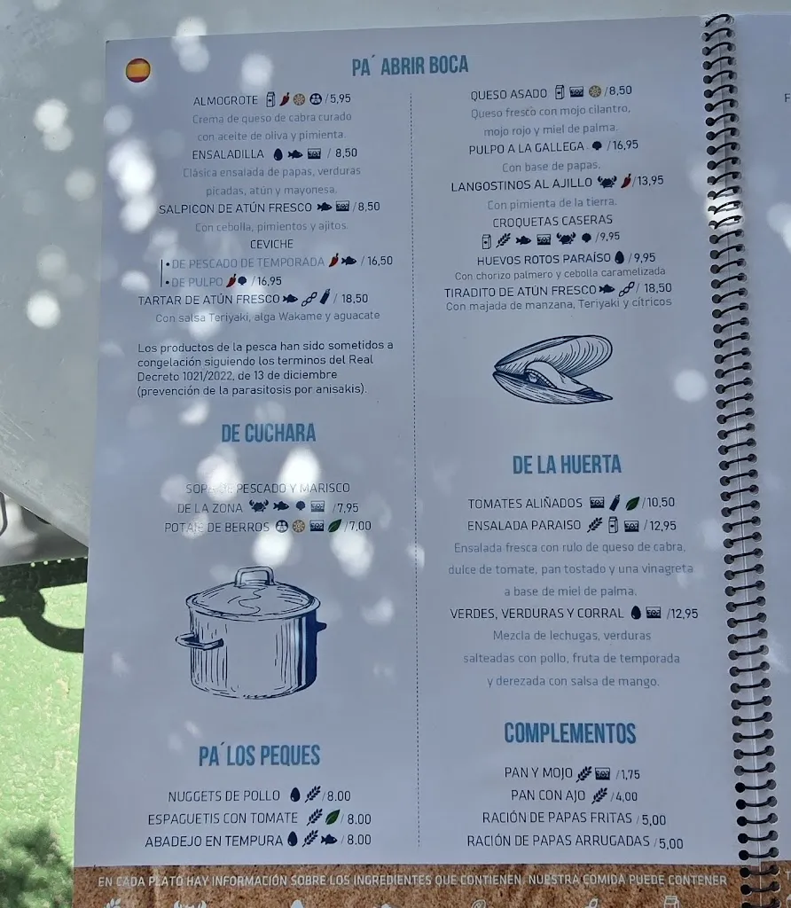 Menu_Restaurante Paraíso del Mar_Valle Gran Rey_image_3