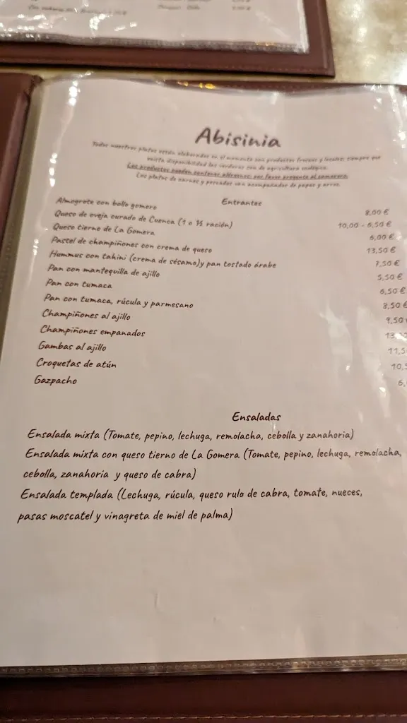 Menu_Abisinia_Valle Gran Rey_image_3