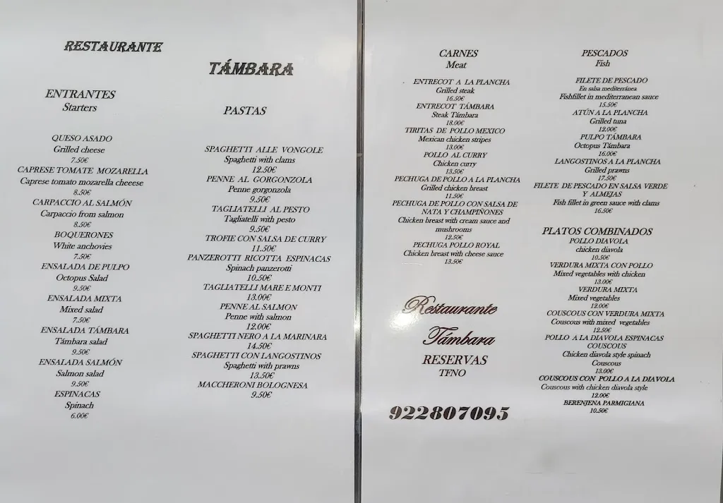 Menu_Restaurante Támbara Café_Valle Gran Rey_image_4