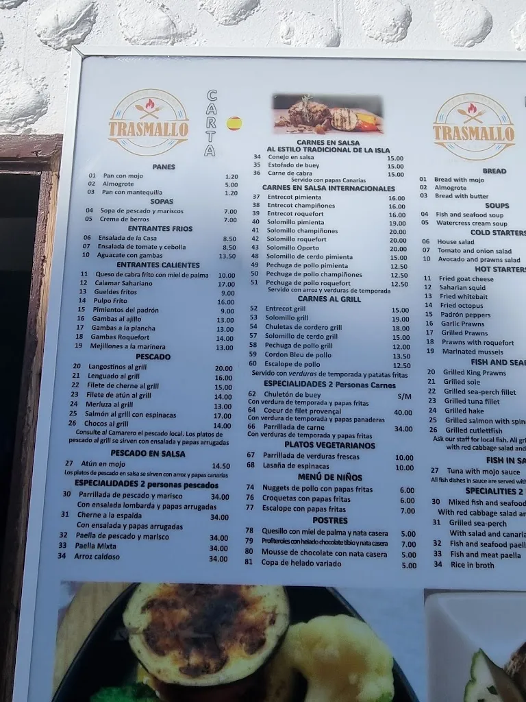 Menu_Restaurante El Trasmallo_Valle Gran Rey_image_2