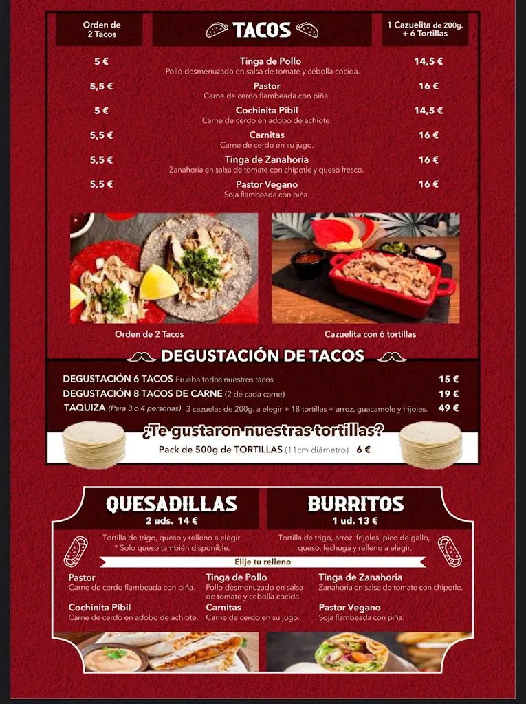 Menu_Taquería Tacoctelería : Restaurante Mexicano y Coctelería en Malasaña_Valverde_image_3