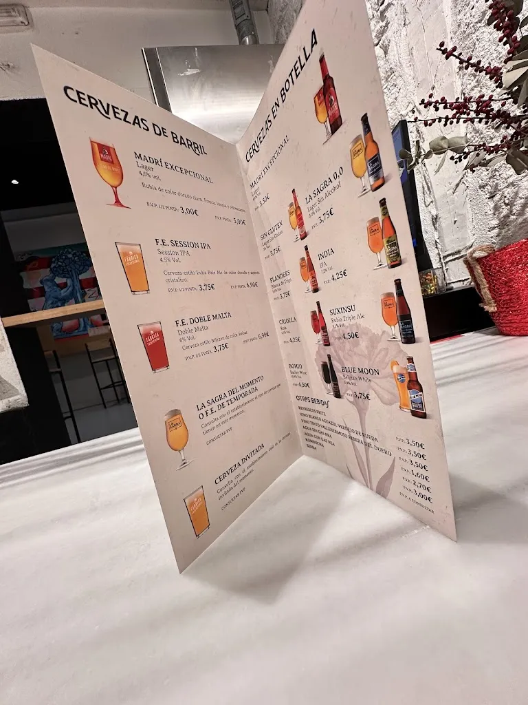Menu_Fábrica Excepcional - Cervecería_Valverde_image_1