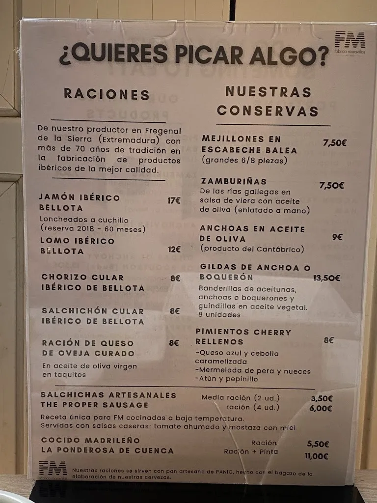 Menu_Fábrica Excepcional - Cervecería_Valverde_image_2