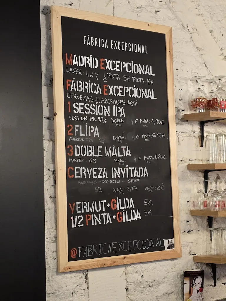 Menu_Fábrica Excepcional - Cervecería_Valverde_image_3