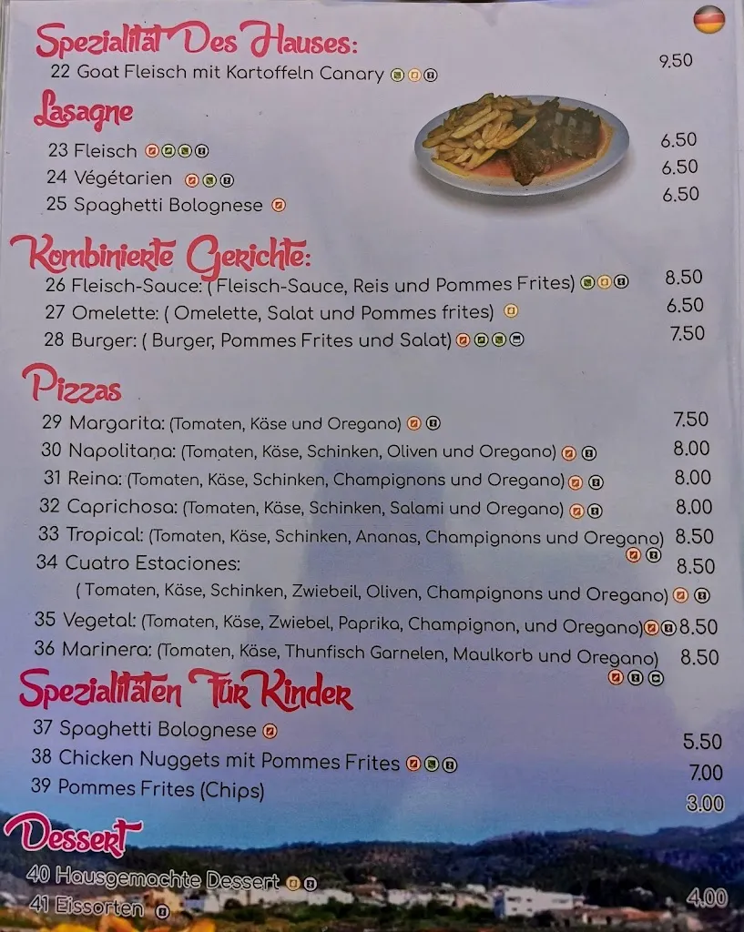 Menu_Restaurante - Cafetería 