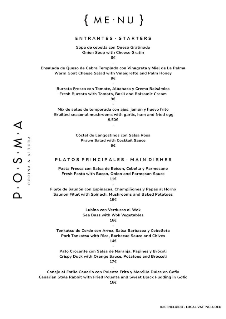 Menu_Restaurante POSMA_Vilaflor_image_1