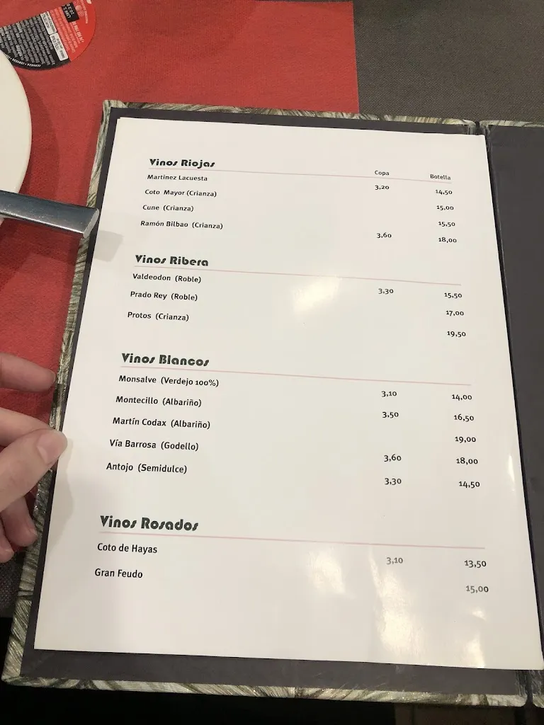 Menu_Chorneys Bar & Restaurante_Vallehermoso_image_2