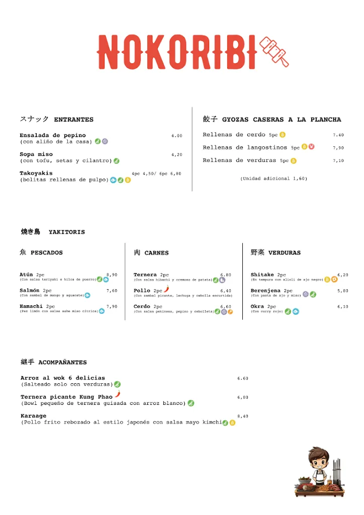 Menu_NOKORIBI ICHIBA_Vallehermoso_image_1
