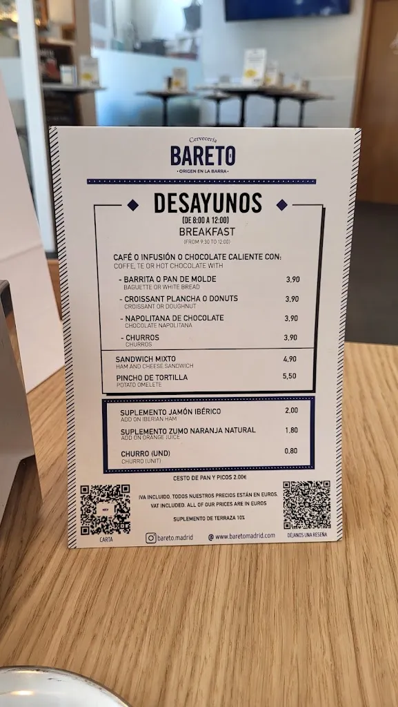 Menu_Bareto Islas Filipinas_Vallehermoso_image_1