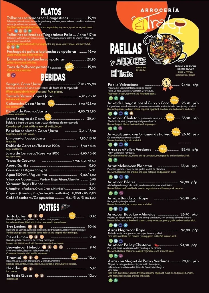 Menu_Paellas El Trato Mercado Vallehermoso_Vallehermoso_image_1