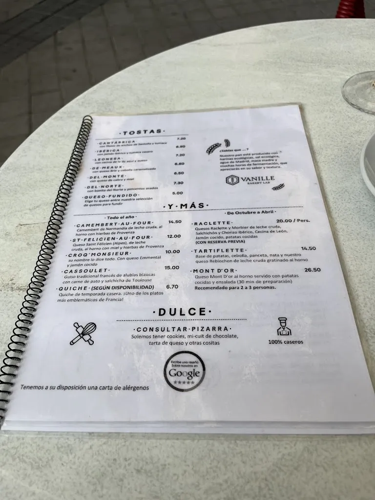 Menu_La Franchuteria Madrid-Bar De Productos Artesanales_Vallehermoso_image_1