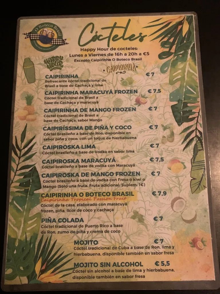 Menu_O Boteco Brasil_Vallehermoso_image_3