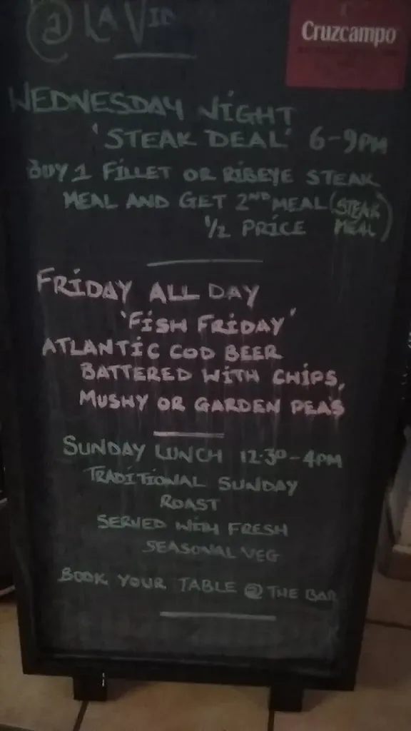 Menu_La Vida Bar and Restaurant_Arboleas_image_2