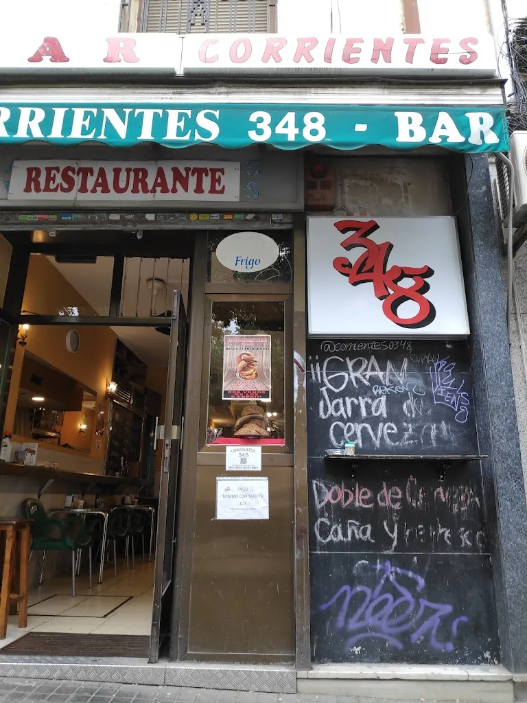 Corrientes 348 restaurant in Vallehermoso