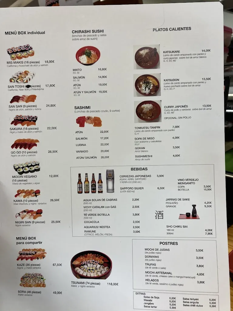 Menu_Restaurante Washoku_Vallehermoso_image_1