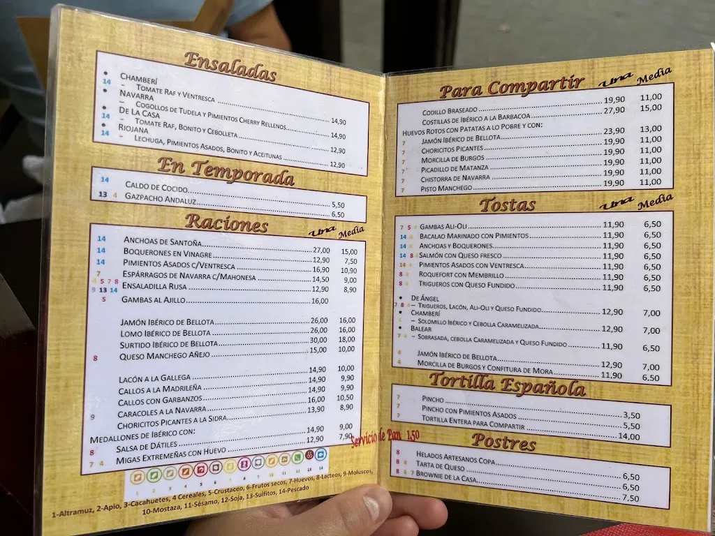 Menu_Chamberí Taberna_Vallehermoso_image_1