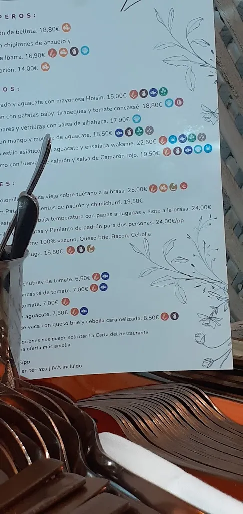 Menu_Restaurante Marmalé_Vallehermoso_immagine_2