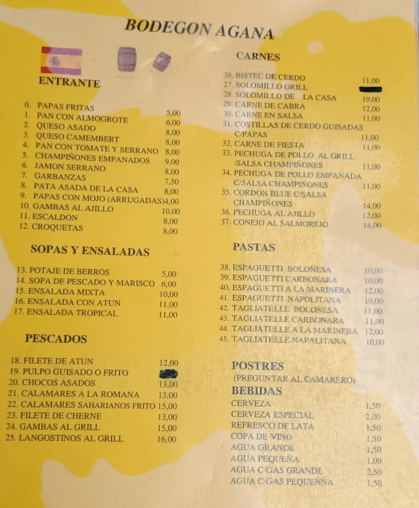 Menu_Restaurante Agana_Vallehermoso_image_1