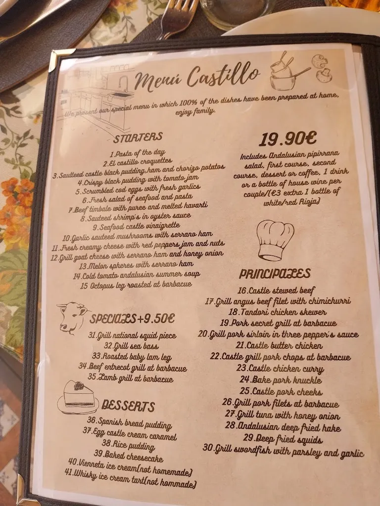Menu_El Castillo_Arboleas_immagine_1