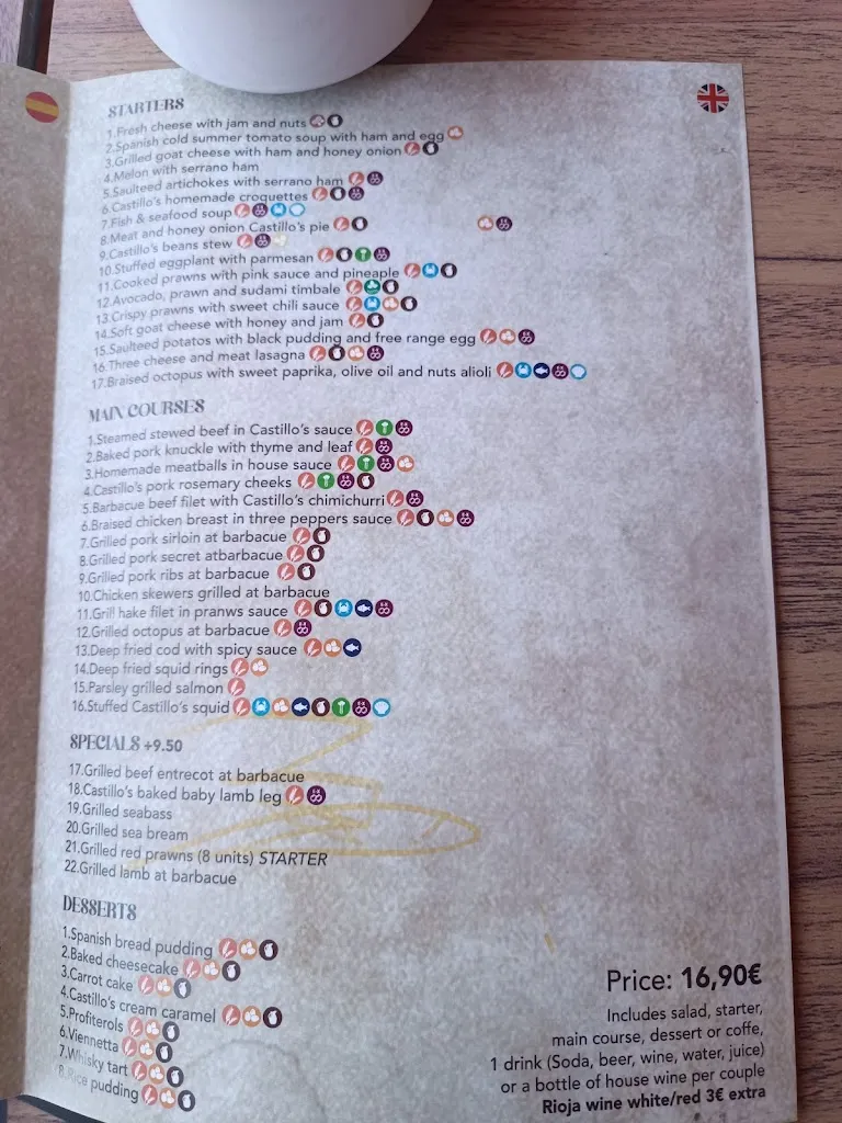 Menu_El Castillo_Arboleas_immagine_2