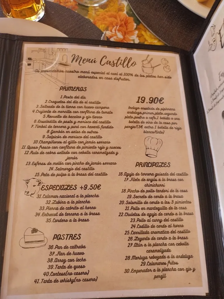 Menu_El Castillo_Arboleas_immagine_3