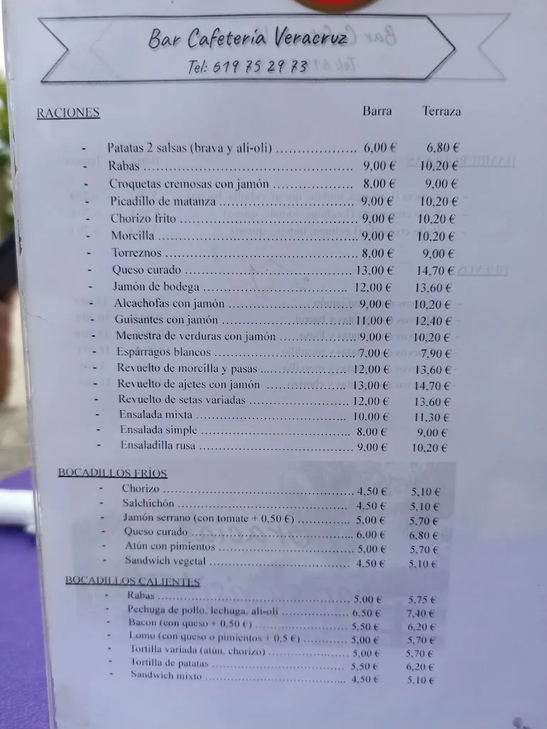 Menu_Restaurante Veracruz_Alconada de Maderuelo_image_1