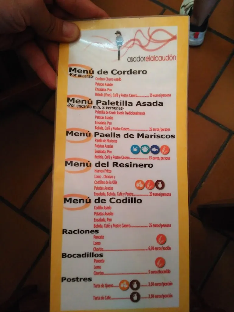 Menu_Asador El Alcaudón_Aldealengua de Santa María_image_3