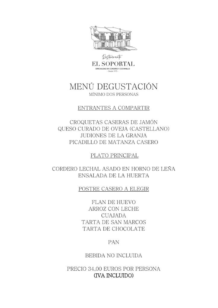 Menu_Restaurante El Soportal Pedraza_Aldealengua de Pedraza_image_1