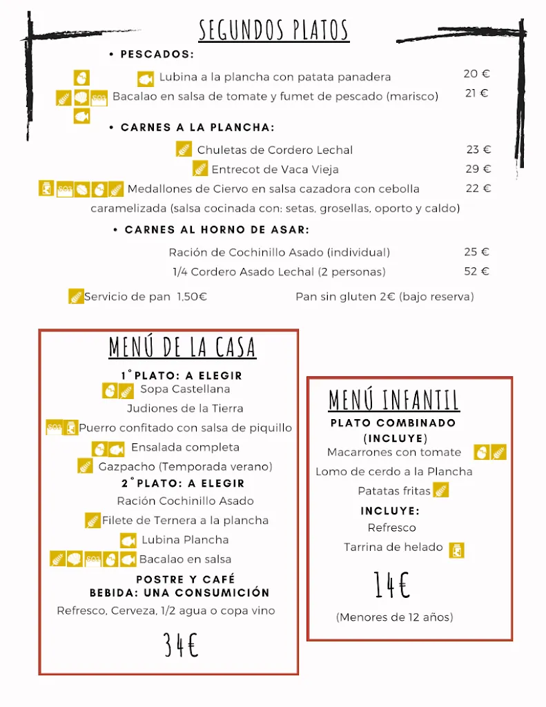 Menu_El Corral de Joaquina_Aldealengua de Pedraza_immagine_2