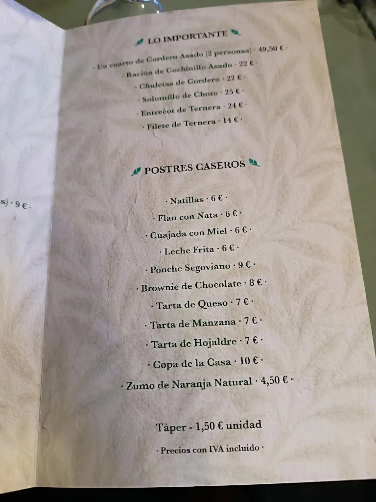 Menu_Restaurante El Jardín_Aldealengua de Pedraza_image_2