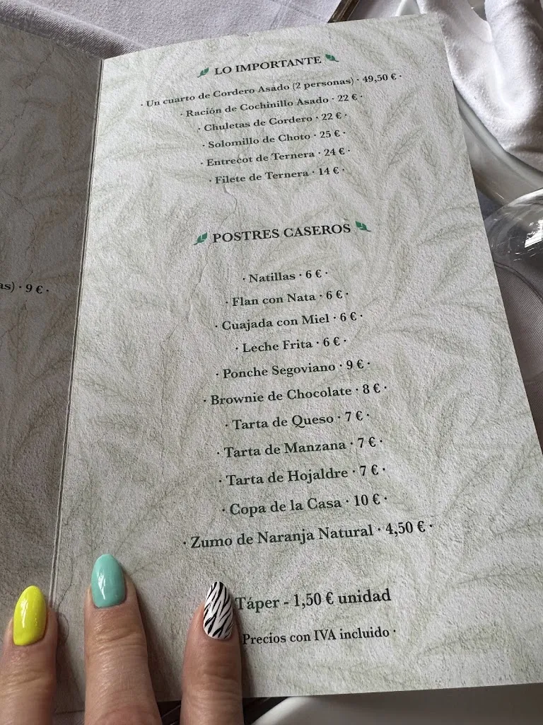 Menu_Restaurante El Jardín_Aldealengua de Pedraza_image_4