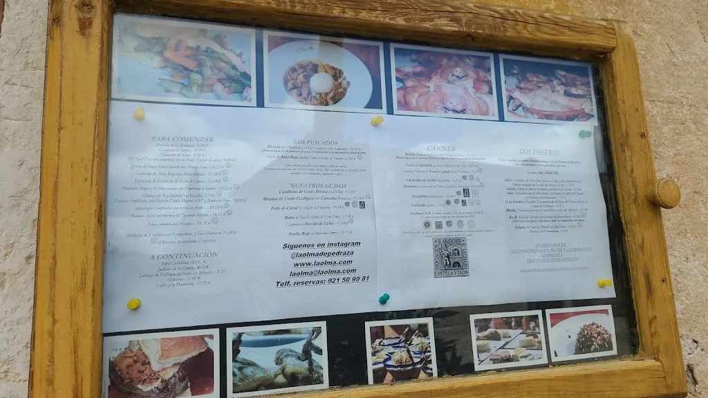 Menu_La Olma de Pedraza_Aldealengua de Pedraza_image_2