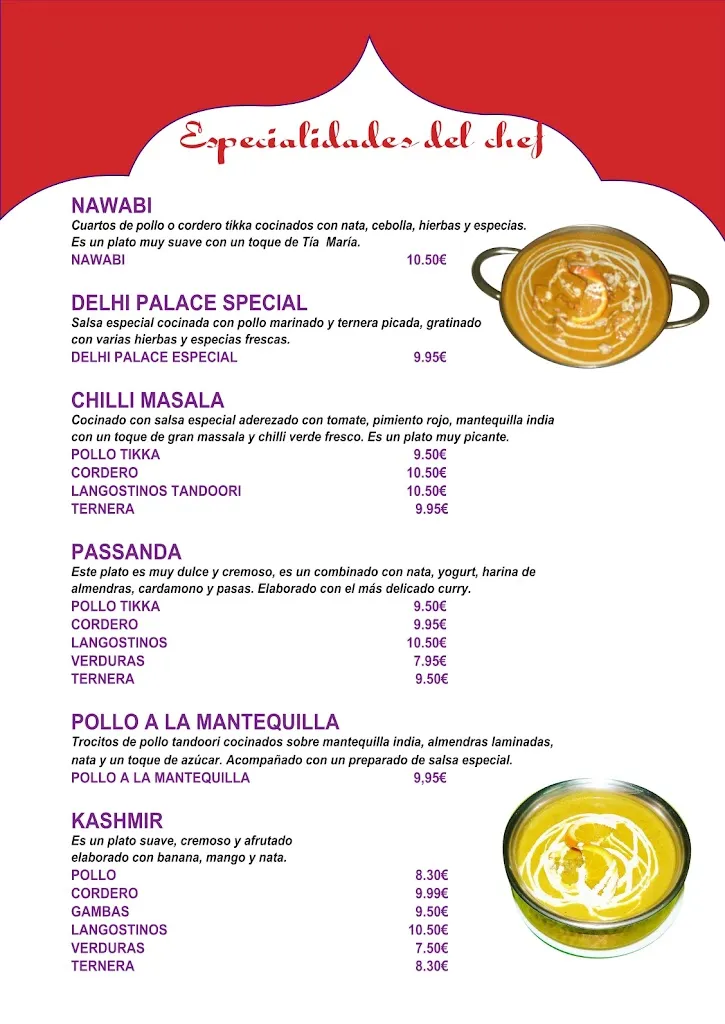 Menu_New Delhi Albox_Albox_immagine_3