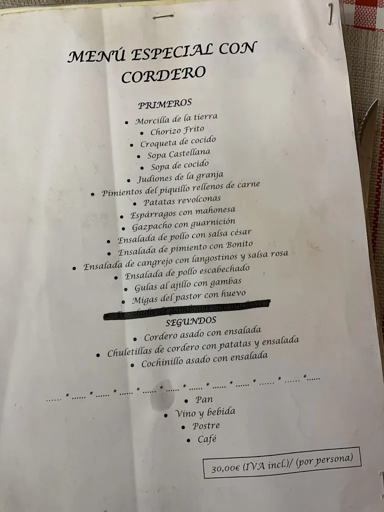 Menu_Bar Restaurante Reberte_Aldealengua de Pedraza_image_4