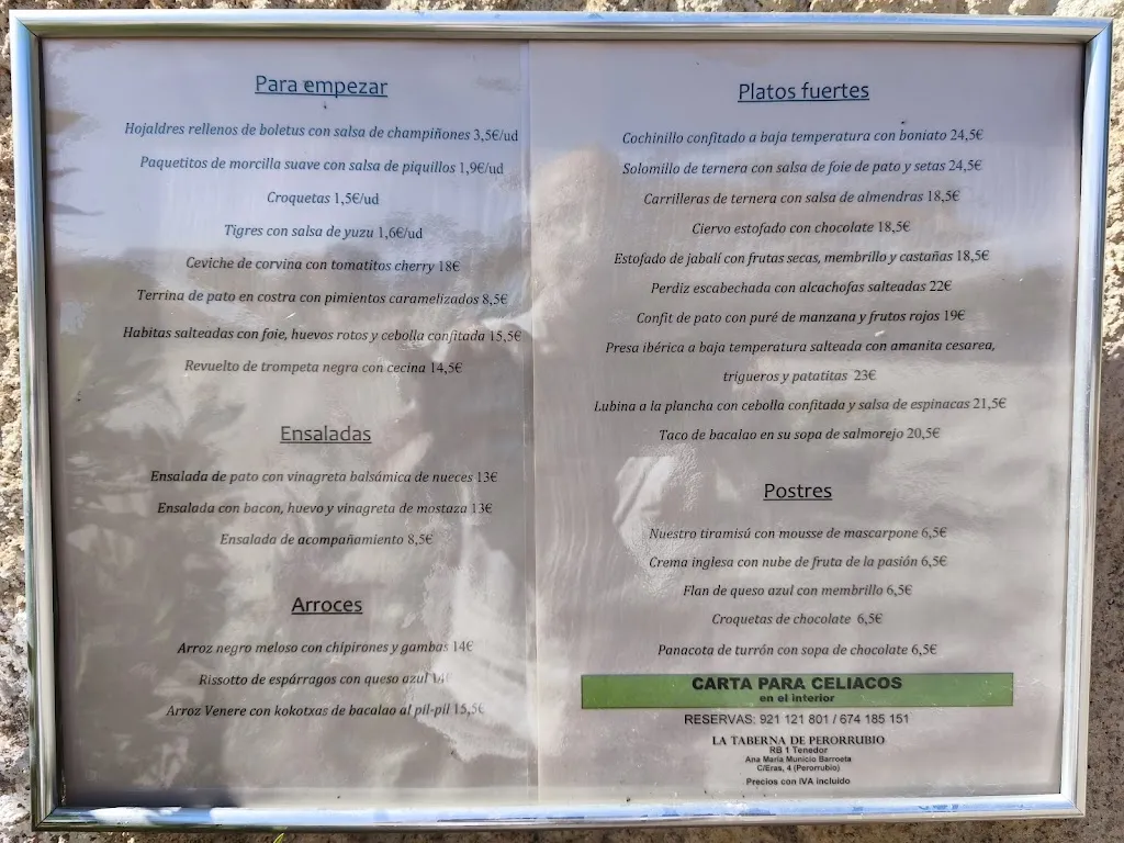 Menu_La Taberna de Perorrubio_Aldeonte_image_1