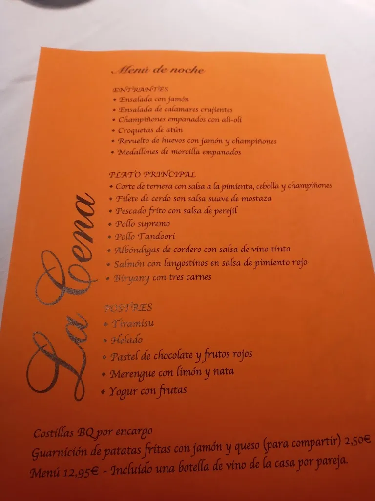 Menü_La Cena_Albox_Bild_4