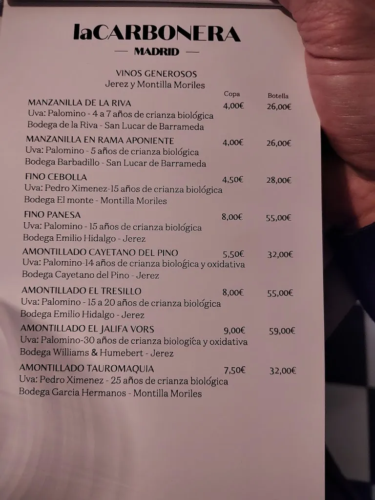Menu_LA CARBONERA - QUESOS, VINOS Y BUENA COMIDA_Bernardos_image_1