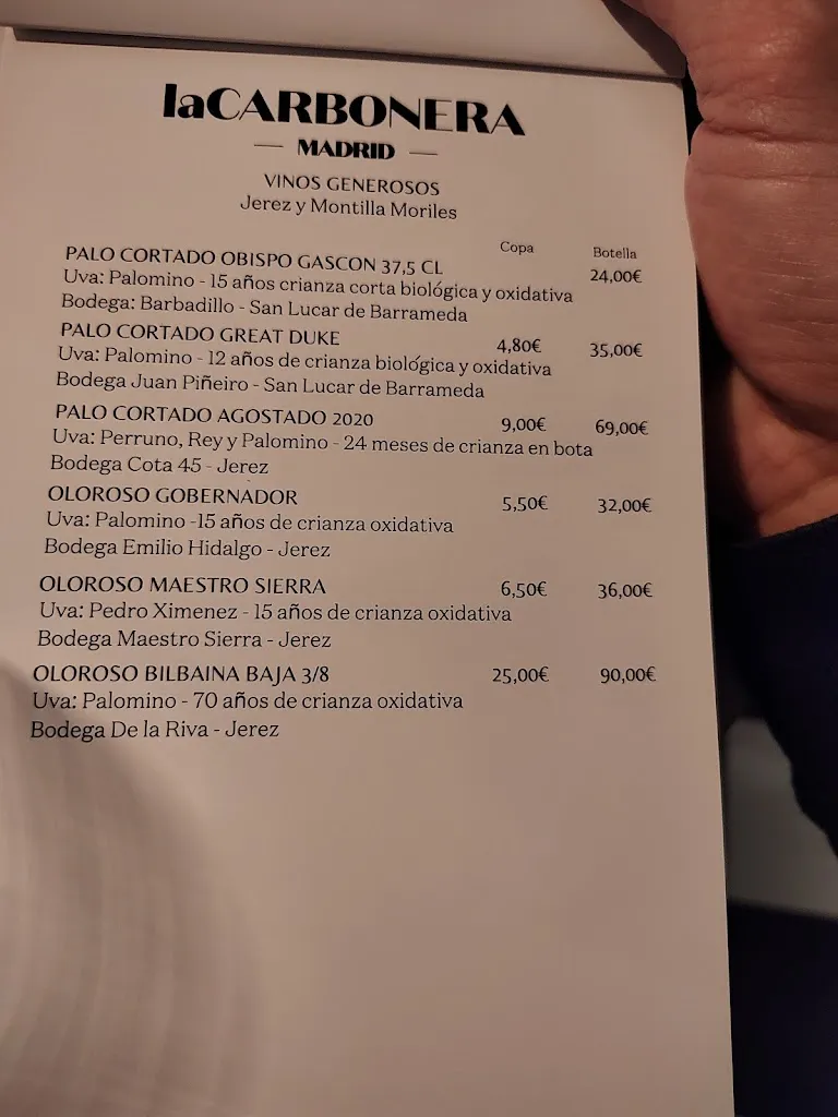 Menu_LA CARBONERA - QUESOS, VINOS Y BUENA COMIDA_Bernardos_image_2