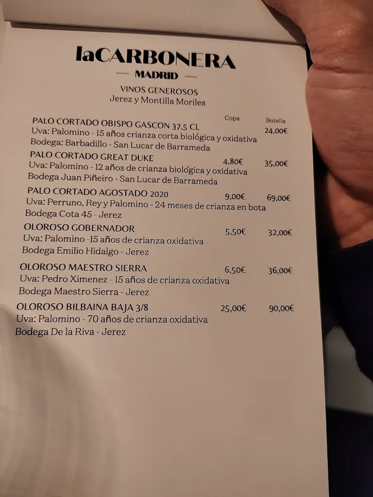 Menu_LA CARBONERA - QUESOS, VINOS Y BUENA COMIDA_Bernardos_image_3