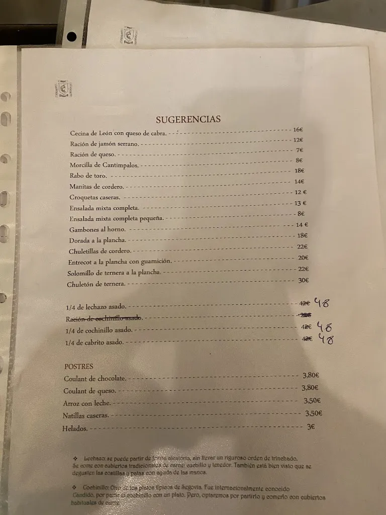 Menu_Mesón Restaurante Cardenal Cisneros_Boceguillas_immagine_3