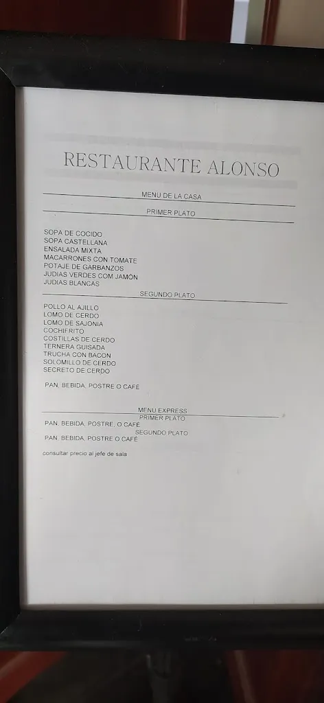 Menu_Bar Restaurante Alonso_Boceguillas_immagine_1