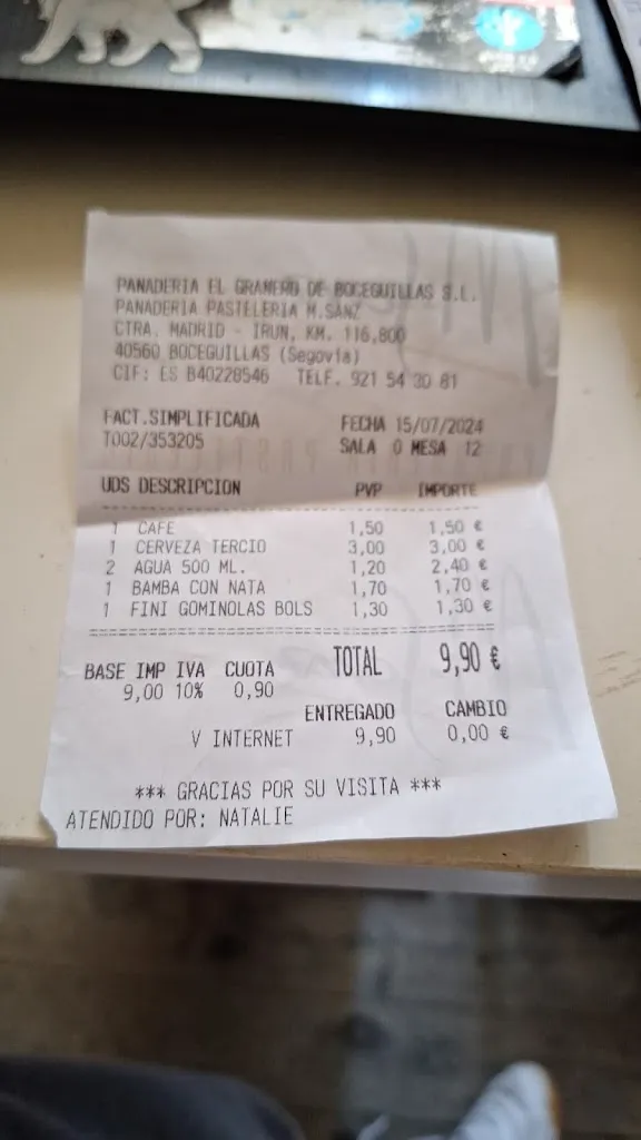 José Antonio Mediavilla_Pasteleria Boceguillas_Boceguillas_review