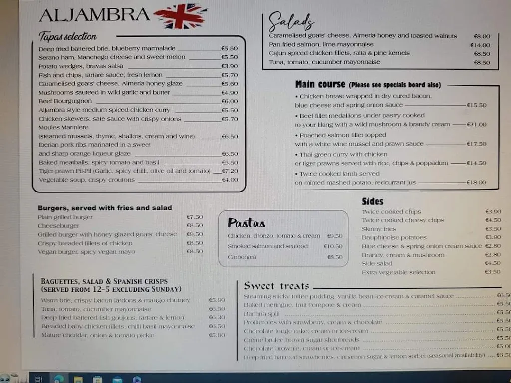 Menu_Aljambra restaurant Albox_Albox_image_1