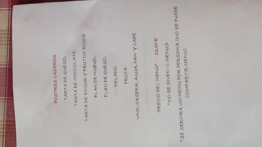 Menu_Bar-restaurante El Rincón Del Tuerto Pirón_Cabañas de Polendos_image_2