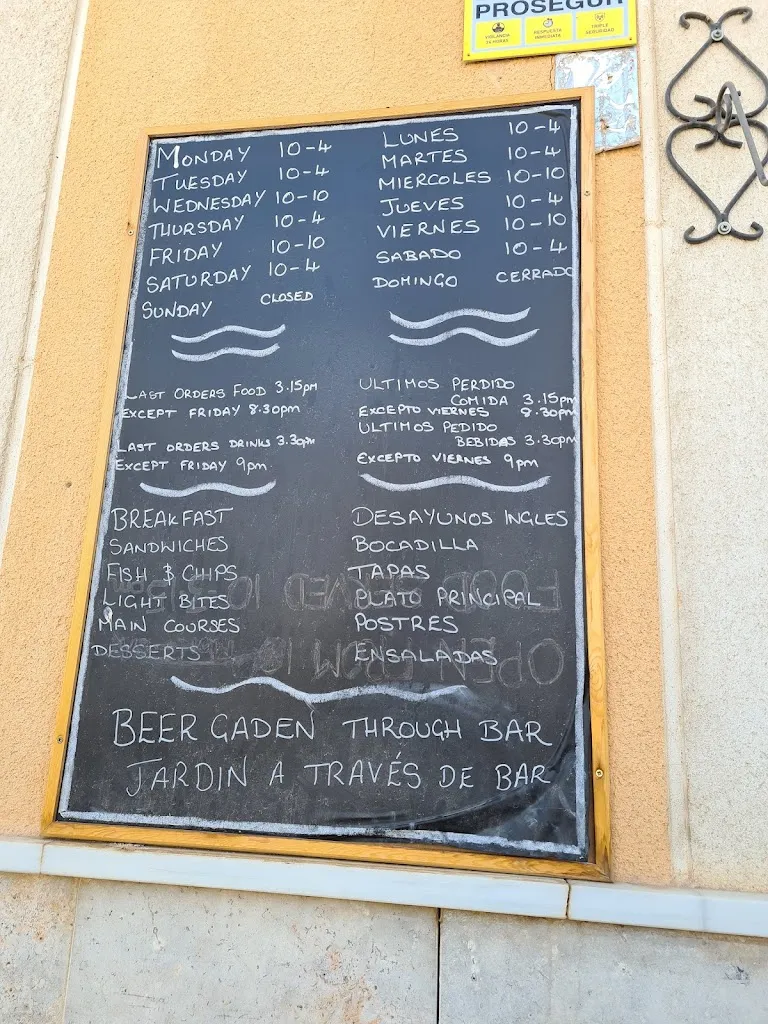 Menu_Charlotte's Bar & Restaurant_Albox_image_3