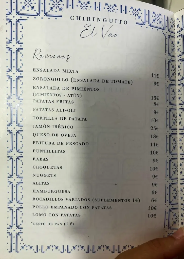 Menu_Chiringuito El Vao_Cabezuela_image_3